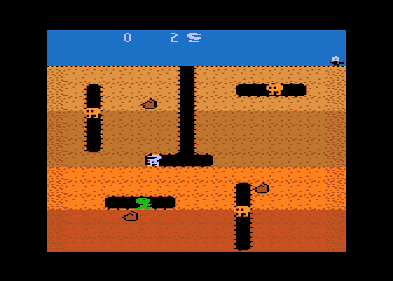 Dig Dug (1983) - Screenshot - Gameplay (North America) - 336x240