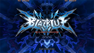 BlazBlue: Calamity Trigger - Screenshot - Game Title (null) - 852x480