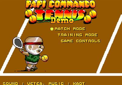 Papi Commando Tennis - Screenshot - Game Title (null) - 640x446