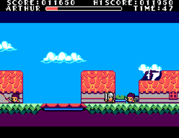 Knights of the Square - Screenshot - Gameplay (World) - 248x192