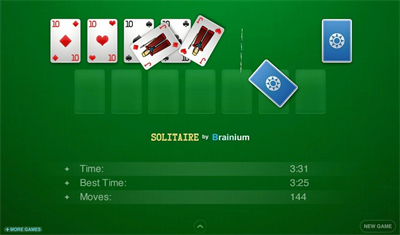 Solitaire - Screenshot - Game Over (null) - 1280x752