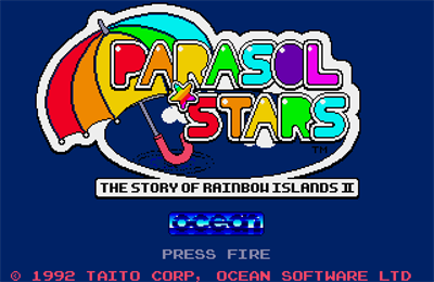 Parasol Stars: Rainbow Islands 2 - Screenshot - Game Title (null) - 640x416