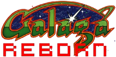 Galaga REBORN - Clear Logo (United States) - 367x181