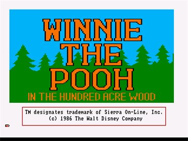 Winnie the Pooh in the Hundred Acre Wood - Screenshot - Game Title (North America) - 640x480