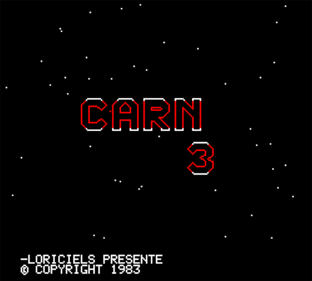 Carn-3 - Screenshot - Game Title (World) - 600x540