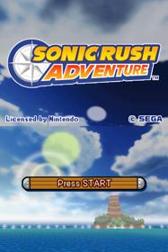 Sonic Rush Adventure - Screenshot - Game Title (null) - 512x768