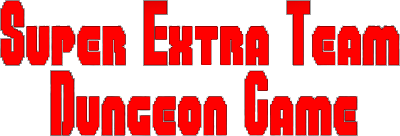 Super Extra Team Dungeon Game - Clear Logo (null) - 400x136