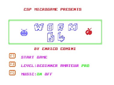 Worm 64 - Screenshot - Game Title (null) - 652x483