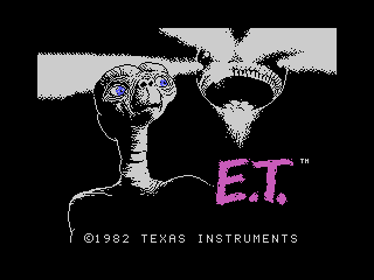 E.T. the Extra-Terrestrial - Screenshot - Game Title (World) - 320x240