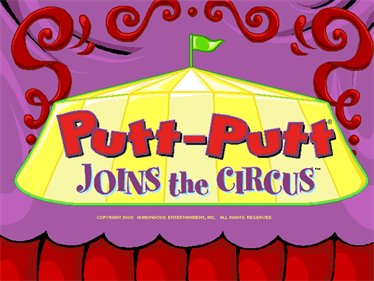 Putt-Putt Joins the Circus - Screenshot - Game Title (null) - 640x480