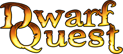 Dwarf Quest - Clear Logo (World) - 400x177