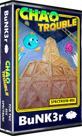 Chao Trouble - Box - 3D (null) - 334x551