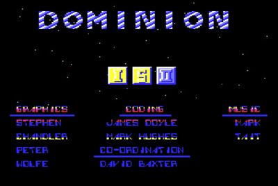 Dominion (Micro Media) - Screenshot - Game Select (null) - 647x435