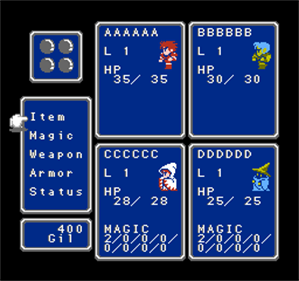 Final Fantasy Restored - Screenshot - Gameplay (World) - 256x240