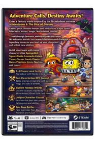 Nicktoons & The Dice of Destiny - Box - Back (World) - 408x612