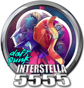 Daft Punk Interstella 5555 - Fanart - Cart - Front (World) - 886x924