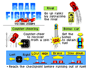 Road Fighter (Homebrew) - Screenshot - Game Select (World) - 248x192