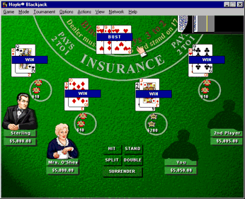 Hoyle Blackjack - Screenshot - Gameplay (null) - 646x524