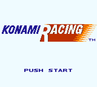 Konami Racing - Screenshot - Game Title (World) - 160x144
