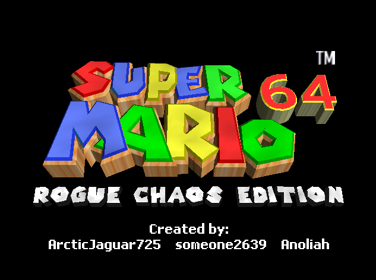 Super Mario 64: Rogue Chaos Edition - Screenshot - Game Title (null) - 633x472