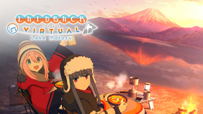 Laid-Back Camp: Virtual: Lake Motosu - Banner (North America) - 1920x1080
