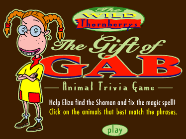 The Wild Thornberrys: The Gift of Gab - Screenshot - Game Title (United States) - 400x300