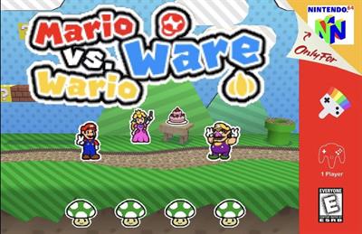 Mario vs. Wario Ware - Fanart - Box - Front (North America) - 1110x720