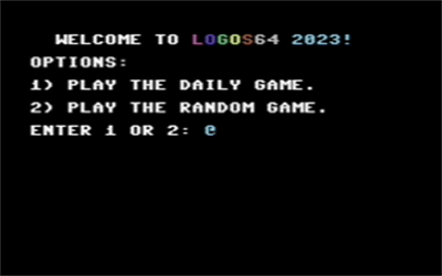 Logos64 - Screenshot - Game Select (null) - 320x200