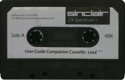 ZX Spectrum+ User Guide Companion Cassette - Cart - Front (United Kingdom) - 921x590