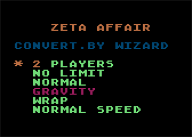 Zeta Affair - Screenshot - Game Select (null) - 336x240