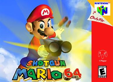 Shotgun Mario 64 - Fanart - Box - Front (North America) - 770x560