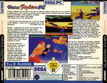 Virtua Fighter PC - Box - Back (Europe) - 3544x2770