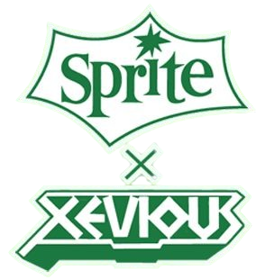 Sprite x Xevious - Clear Logo (Japan) - 284x311