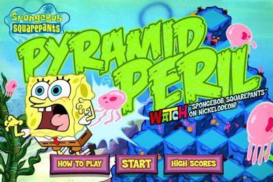 SpongeBob SquarePants: Pyramid Peril - Screenshot - Game Title (United States) - 600x400
