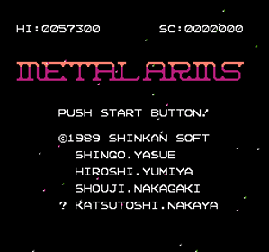 Metal Arms - Screenshot - Game Title (Japan) - 256x240