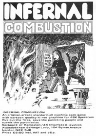 Infernal Combustion - Advertisement Flyer - Front (United Kingdom) - 430x611