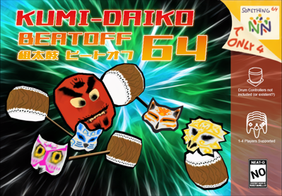 Kumi-Daiko Beatoff 64 - Fanart - Box - Front (North America) - 944x657