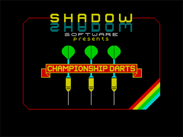 Championship Darts - Screenshot - Game Title (Europe) - 640x480