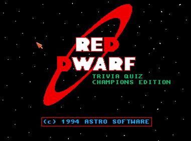 Red Dwarf Trivia Quiz: Champion Edition - Screenshot - Game Title (null) - 659x486