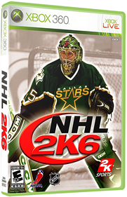 NHL 2K6 - Box - 3D (North America) - 567x878