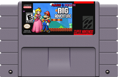 Mario & Peach Big Adventure - Fanart - Cart - Front (North America) - 521x341
