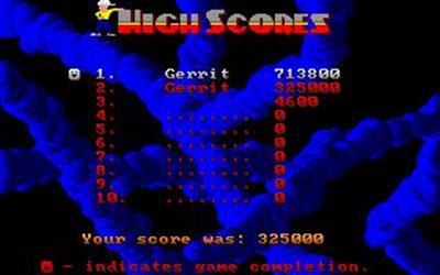 Pea Shootin' Pete - Screenshot - High Scores (null) - 320x200