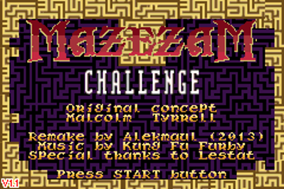 MazezaM - Screenshot - Game Title (World) - 240x160