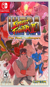 Ultra Street Fighter II: The Final Challengers - Box - Front - Reconstructed (North America) - 335x582