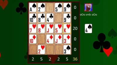 Poker Squares - Screenshot - Gameplay (World) - 1000x562