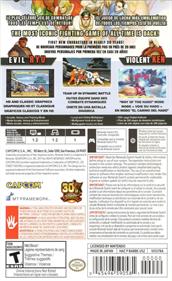 Ultra Street Fighter II: The Final Challengers - Box - Back (North America) - 796x1294