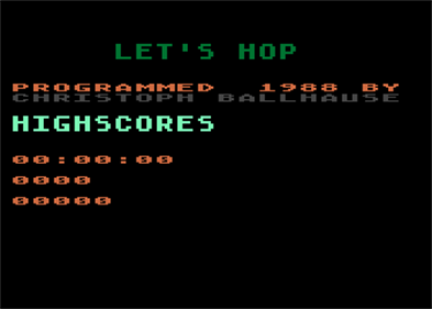 Let's Hop - Screenshot - Game Title (Germany) - 336x240