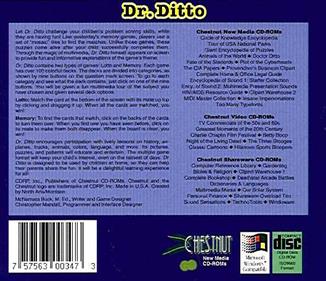 Dr. Ditto - Box - Back (North America) - 529x455