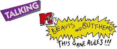 Talking MTV's Beavis and Butt-Head: This Game Rules!!! - Clear Logo (World) - 850x359
