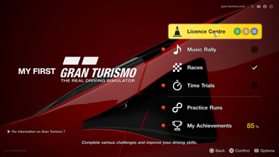 My First Gran Turismo - Screenshot - Game Select (null) - 2400x1350